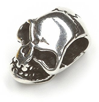 Drachensilber Anhänger Totenkopf Silber Schmuck 925 Sterlingsilber Gothic Scull Kettenanhänger Frauen