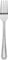 Utopia F00320 Bead Dessert fork, Parish Economy Cutlery (Pack of 12), Silver