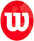 Wilson Tennis Stencil, Red, NS