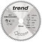 Trend Wood Cordless Mitre Saw Blade, 254mm Diameter, 30mm Bore, 80 Teeth, 2.1mm Kerf, -5° Hook, TCT, Extra-Fine Finish, CSB/CC25480T