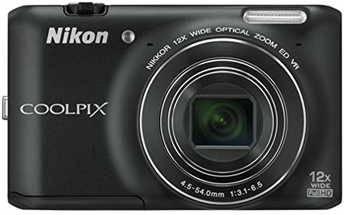 Nikon Coolpix S6400 Kompaktkamera (16 Megapixel, 12-fach opt. Zoom, 7,6 cm (3 Zoll) Touchscreen) schwarz