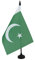 AZ FLAG - Tischflagge Pakistan - 21x14 cm - Pakistanische Tischfahne 14 x 21 Cm - Flaggen