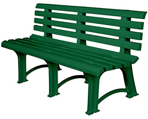 Areta Verde Panchina Atena 51 x 149 x 73 cm, Taglia Unica