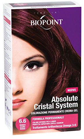 Biopoint Absolute Cristal System Tinte para el cabello (color 6,6 - Rubio oscuro rojo) - 100 g