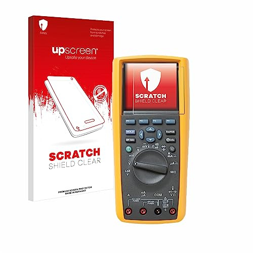 upscreen Schutzfolie für Fluke MultiMeter 289 – Made in Germany, Kristall-klar, Kratzschutz, Anti-Fingerprint