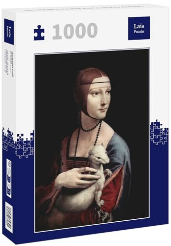 Lais Puzzle Leonardo da Vinci - Porträt Einer Dame mit Hermelin 1000 Teile