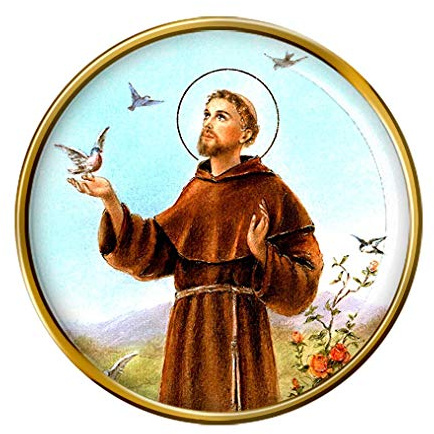 Francis Von Assisi Anstecker Abzeichen