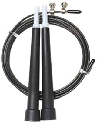FFitness Speed Jump Rope Corde à Sauter réglable en Acier Crossfit Fitness Boxe Rotation 360°