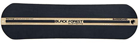 BLACK FOREST ELEMENTS BAREBOARD - Surfen im Schnee - Snowsurfing - bindingless Snowsurfen - Snowdeck