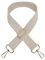 MoreChioce Schultergurt für Taschen Breit Verstellbarer Taschengurt Herren Taschenriemen Damen Schulterriemen Zubehör Tragegurt 125 cm Längenverstellbarer Beige