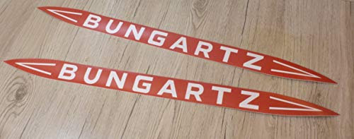 Bungartz 2 Aufkleber für Motorhaube Traktor, Einachser