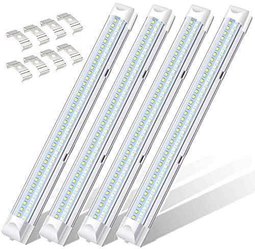 Caxmtu 12V LED Lichtleiste für den Innenbereich 12 Volt Led Lampen 72 LEDs Universal Lichtleiste für Wohnmobil Camper Boot mit An-/Aus-Schalter (4 Stück)