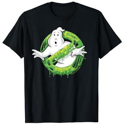 Ghostbusters Ghost Logo Green Slime T-Shirt