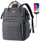 RJEU Rucksack Damen,Schulrucksack Mädchen Teenager mit Anti-Diebstahl Tasche & USB-Ladeanschluss,Laptop Rucksack Schule mit 12-16 Zoll Laptopfach für Frauen,Freizeit,Uni,Arbeit,Reisen (Dunkelgrau)