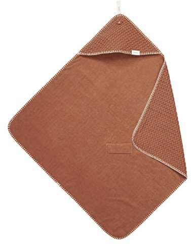Koeka Baby Einschlagdecke - Für Babyschale - Für Wippe - Für Kinderwagen - Ideal Für Unterwegs - Antwerp - Waffelstoff Aus Baumwolle - Atmungsaktiv - Abwaschbar - Braun - Einheitsgröße