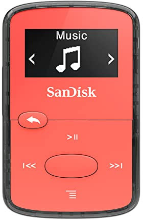 SanDisk Clip Jam 8GB MP3 Player - Red