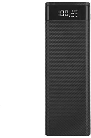 fasient1 Boîtier de Chargeur de Batterie 50000 mah Portable Externe DIY Power Bank Holder 5v Dual USB Mobile Battery Storage Charger Box Shell (Batterie Non Incluse)