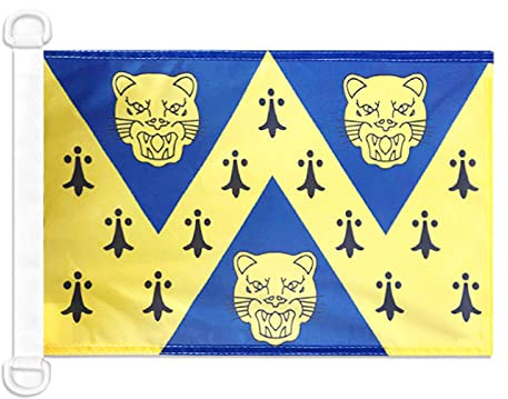 AZ FLAG Shropshire New county Nautical Flag 18'' x 12'', County of Salop, England flags 30 x 45 cm, Banner 12x18 in for boat