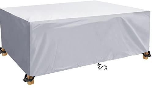Gartenmöbel Abdeckung 274x208x70cm Multi Größe Abdeckplane Gartenmöbel 420D Schutzhülle Gartenmöbel Terrasse Gartenmöbel Abdeckungen für Gartenmöbel Sets Tische und Stühle