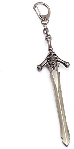 ROSETOR 1 porte-clés Devil May Cry - Arme - Modèle d'arme en métal - Artisanat - Bijoux décoratifs, Noir pistolet., taille unique
