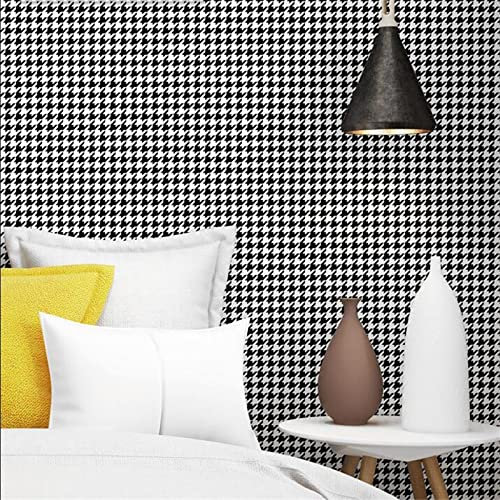 Papier Peint À Carreaux Noir Et Blanc Simple Ins Chambre À Coucher Salon Papier Peint Papier Peintpour Décoration Murale Moderne Pour Meubles Cuisine Salon