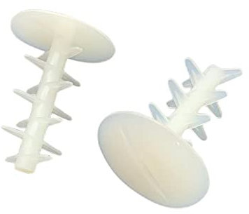 MultiScrew® White Cover Cap for Scaffold Screw Eye Plug Hole. Leaves a professional finish. Prevents water/insect ingress into building cavities. (25)