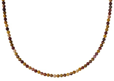 Mookait Kette - Edelstein Kette - Steinkette - Kugelkette 4mm - Edelstein wählbar (Mookait)