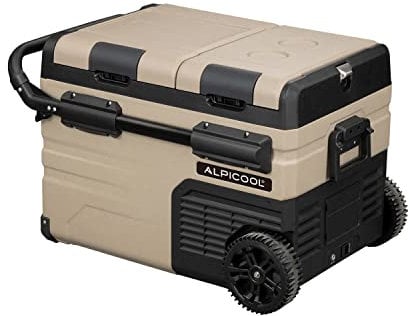 Alpicool TAW35 35L Auto Kühlschrank Gefrierschrank Tragbarer Kompressor Auto Kühlschrank 12/24V Elektrische Kühler für Camping, Roadtrip, Picknick, bis -20℃
