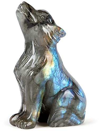 SM SMQARTCRYSTAL 5,1 cm Base Wolf Labradorit