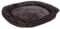 Wallace & Jones | Hundebett Cordo - Breitcord-Obermaterial samtweich - schwarz | L | ca. 130 x 125 x 25 cm