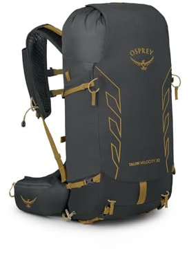 Osprey Herren Talon Velocity 30, Dunkelanthrazit/Tumbleweed-Gelb, X-Large
