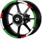BATTTX Modifikationszubehör Für Vespa Für Primavera Für Sprint 50 150 GTS Für Super 125 250 300 Motorrad Felgenaufkleber Roller 12 Zoll Reflektierender Aufkleber (Color : 5)