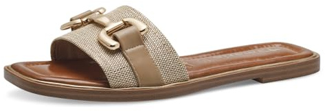 Tamaris Damen Klassische Ballerinas, Frauen Flats,Comfort Lining,TOUCHit-Fußbett,Slip-ons,klassisch elegant,Ballerinen,BEIGE,37 EU