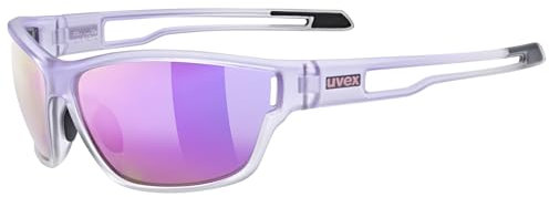uvex sportstyle 806 - Sportbrille für Damen und Herren - starker Schutz vor Sonnenstrahlung - 100% UVA-, B, C Schutz - purple fade - one size