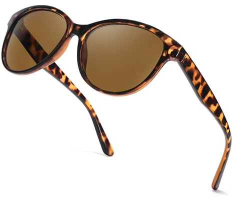 TJUTR Polarised Sunglasses for Women Retro Sunglass Ladies Sunglasses with UV Protection