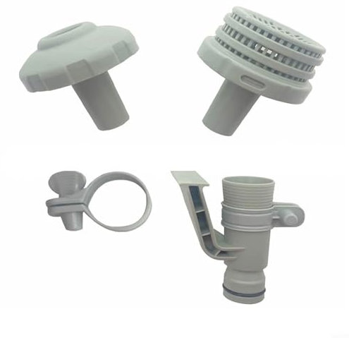 Mantén tu piscina limpia y clara con este kit de repuesto de conector de chorro para Intex 25022E