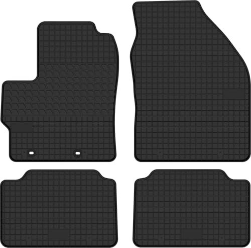 Gummimatten Gummi Fußmatten passend für Toyota Yaris Cross Hybrid (ab 2020) - Passgenau Schwarz