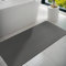 Dolic Badematte, Badevorleger, Gummi, rutschfest, dünn, saugfähig, schnelltrocknend, schmutzabweisend Vorleger für Badezimmerboden, Badewanne und Duschraum im Außenbereich (Dark Grey, 60 x 120cm)