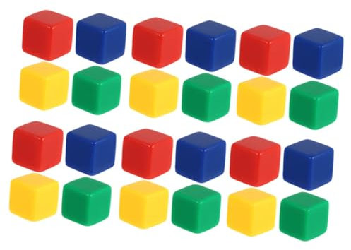 IMIKEYA 40stücke Spielwürfel Acrylwürfel Für Party Zubehör Und Brettspiele DIY Design Würfel Mit Unfertigem Design Für Junge Mädchen Unterhaltung Und Familien Spaß