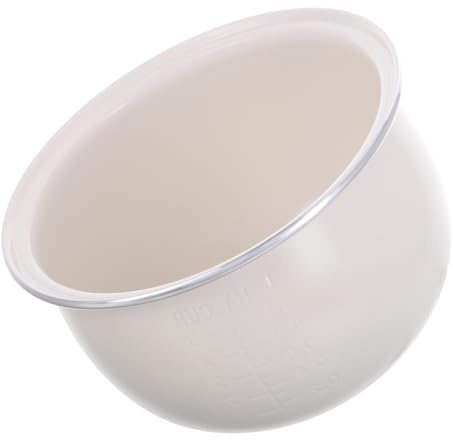 TOYZFRIENDY 2l Cuve Électrique en Céramique Intérieure pour Cuiseur à Riz | Bol Hémisphérique Blanc, Cuisson Polyvalente, Répartition Uniforme, Contrôle Intelligent, pour Repas Familiaux