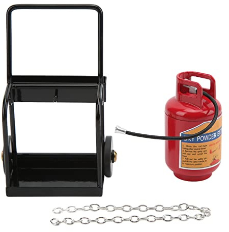 Mtlavishness RC Estintore Trim Carrello per estintore per auto RC Carrello per estintori altamente simulato Mini giocattolo per estintore Vivido e realistico Carrello per