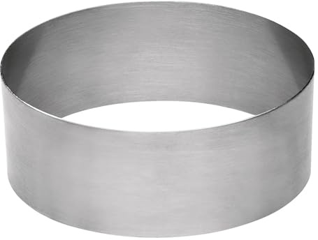 APS 92 Edelstahl Mousse Ring nahtlos, Ø 8 x 4.5 cm