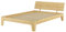 Erst-Holz Doppelbett Futonbett 140x200 Massivholzbett Kiefer Natur Ehebett Rollrost 60.62-14