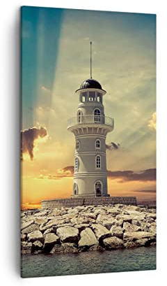 ARTTOR Leinwandbild 45x80 cm Wandbild Landschaften Maritim - 2895