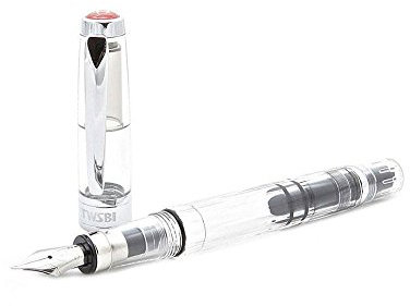 TWSBI Diamond Clear 580,Feder M,Füllfederhalter,Demonstrator,Kolbenfüller,Piston,Fountain Pen
