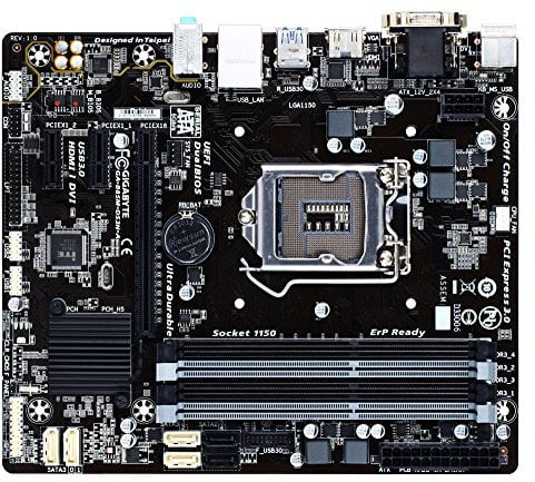 GIGABYTE GA-B85M-DS3H-A LGA1150 B85 PCI-E 4x DDR3 Graphics Card