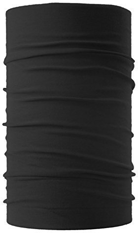 HeadLOOP Multifunktionstuch Schal Halstuch Kopftuch Microfaser (Schwarz)