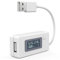 UEB Mini LCD USB Voltage and Current Detector Mobile Power USB Charger Tester Meter Capacity Current Voltage Tester Meter for For Phone Power Bank
