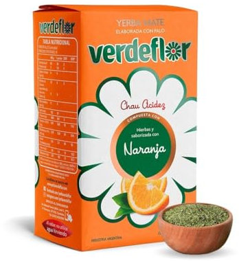 Yerba Mate Verdeflor sSapore d'Arancia 500g