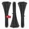 intervisio Bridas de Plastico para Cables 300mm x 4,8mm, Negro, 300 Piezas